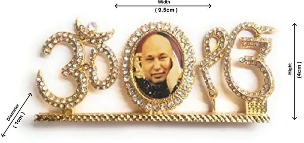 Guruji_Swaroop_Brass_Stonework_Idol_with_Om_and_Ek_Omkaar_for_car_Dashboard
