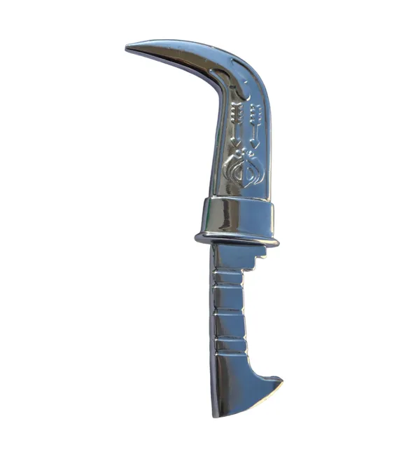 Silver_Stylish_Shining_Look_Made_of_Fibre_Plastic_Body_with_Non_Sharp_Iron_Blade_(8_Inch)