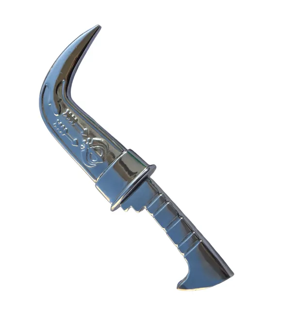 Silver_Stylish_Shining_Look_Made_of_Fibre_Plastic_Body_with_Non_Sharp_Iron_Blade_(8_Inch)