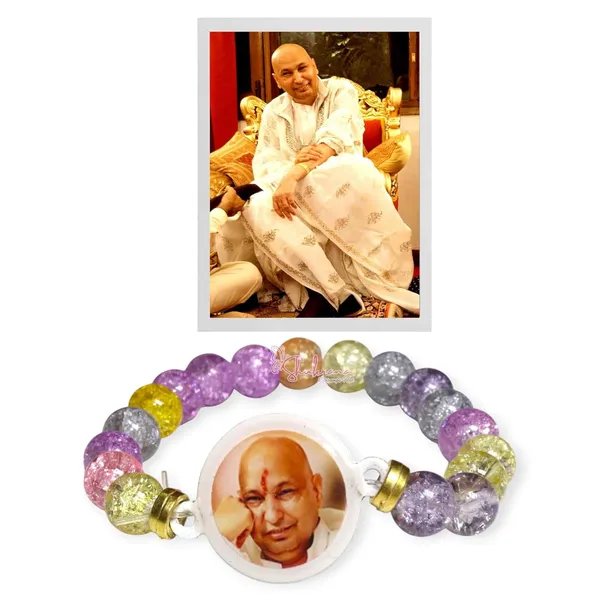 Shukrana_Blessings_Guruji_Blessings_Beaded_Bracelet_|_Spiritual_Multicolor_Crystal_Beads_with_Photo_Swaroop_Charm_|_Devotional_Wristband_for_Men_&_Women(Glitter-Beads)