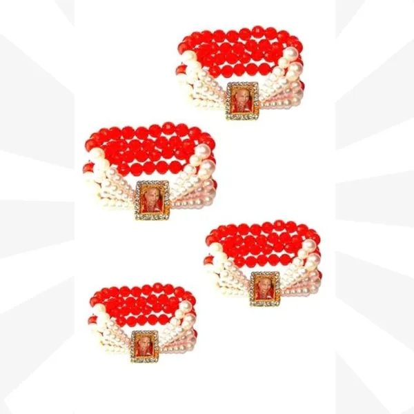Guru_Ji_Maharaj_Handmade_Bracelets_for_Men_and_Women-Red_PK-1