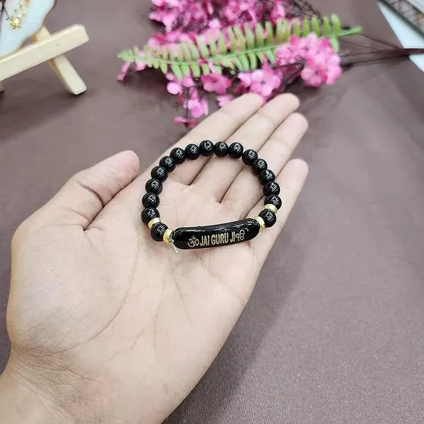 Guru_Ji_Maharaj_Handmade_Blak_Beads_Bracelets_for_Men_and_Women