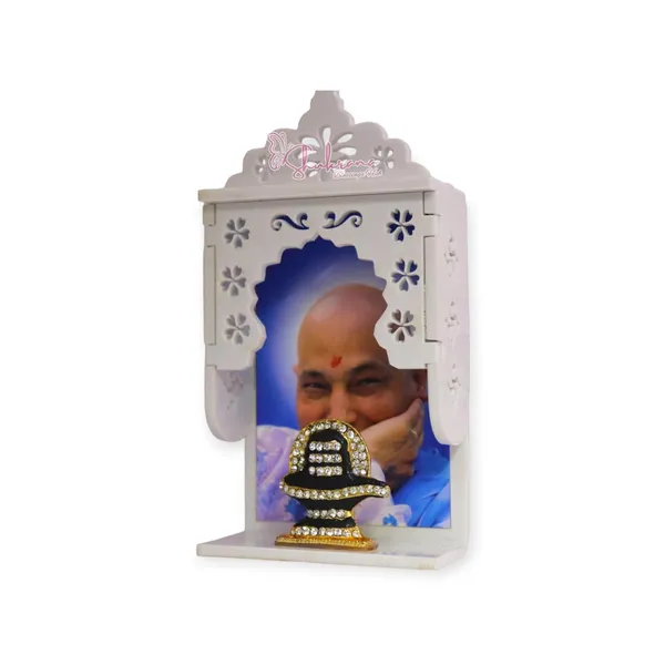 Shukrana_Blessings_Guruji_Swaroop_Car_Dashboard_Frame_|_White_Wooden_Temple_Design_with_Gold-Plated_Crystal_Shivling_|_Spiritual_Idol_for_Home,_Office_&_Gift