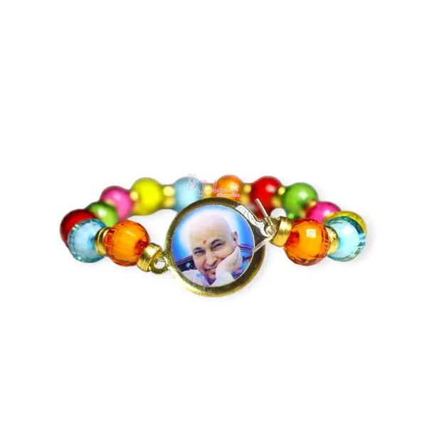 Shukrana_Blessings_Guruji_Blessings_Multicolor_Beaded_Bracelet_|_Gold-Plated_Swaroop_Charm_Bracelet_|_Spiritual_Devotional_Wristband_for_Men_&_Women(Multi-Bracelet)