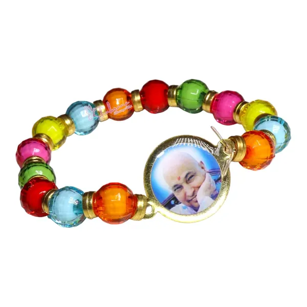 Shukrana_Blessings_Guruji_Blessings_Multicolor_Beaded_Bracelet_|_Gold-Plated_Swaroop_Charm_Bracelet_|_Spiritual_Devotional_Wristband_for_Men_&_Women(Multi-Bracelet)