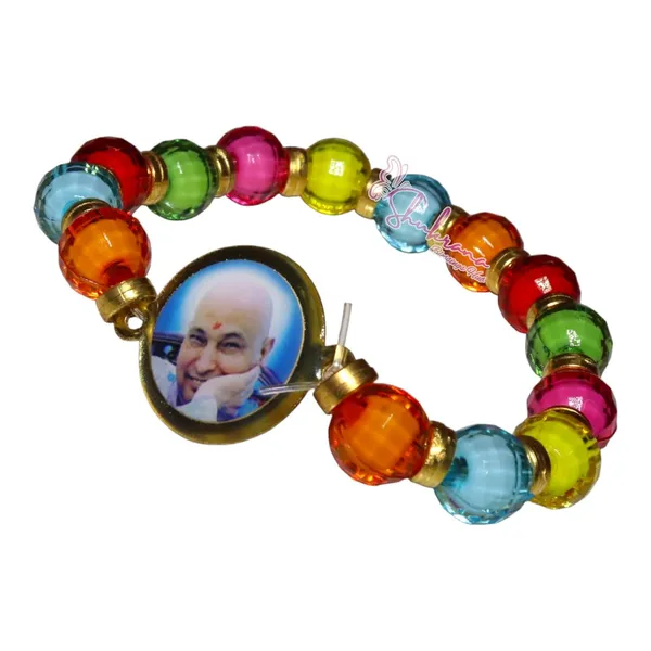 Shukrana_Blessings_Guruji_Blessings_Multicolor_Beaded_Bracelet_|_Gold-Plated_Swaroop_Charm_Bracelet_|_Spiritual_Devotional_Wristband_for_Men_&_Women(Multi-Bracelet)