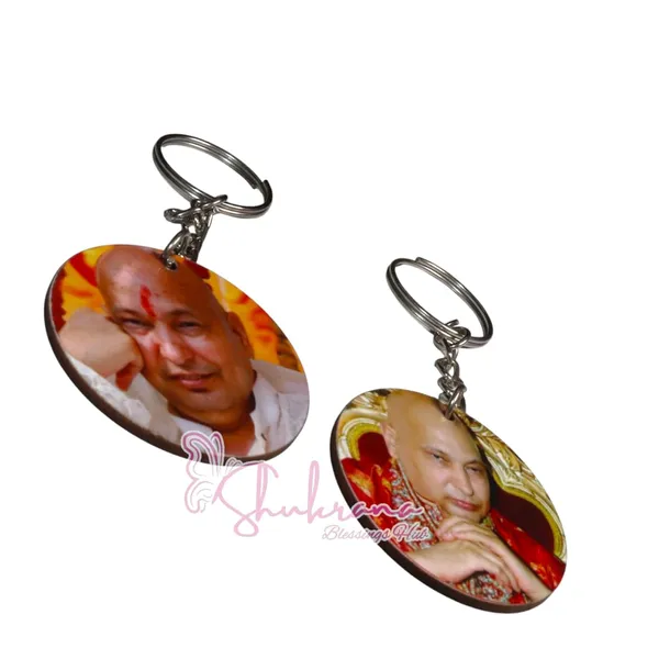 Shukran_Blessings_Guruji_Blessings_Swaroop_Keychain_|_Custom_Photo_Keyring_with_Single-Sided_Oval_Design_&_Metal_Ring,(Pack_of_2)_(Oval-Photo-Keychain-1)