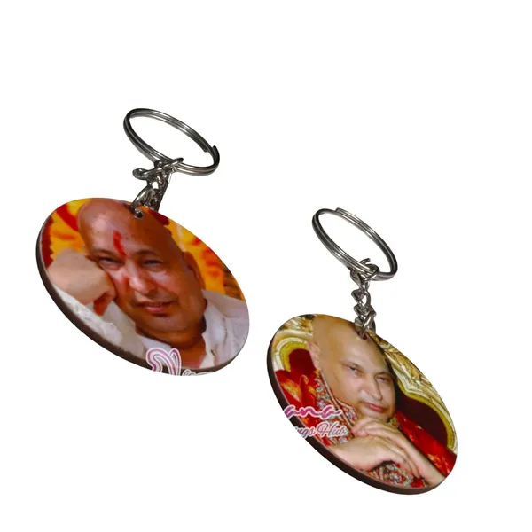 Shukran_Blessings_Guruji_Blessings_Swaroop_Keychain_|_Custom_Photo_Keyring_with_Single-Sided_Oval_Design_&_Metal_Ring,(Pack_of_2)_(Oval-Photo-Keychain-1)