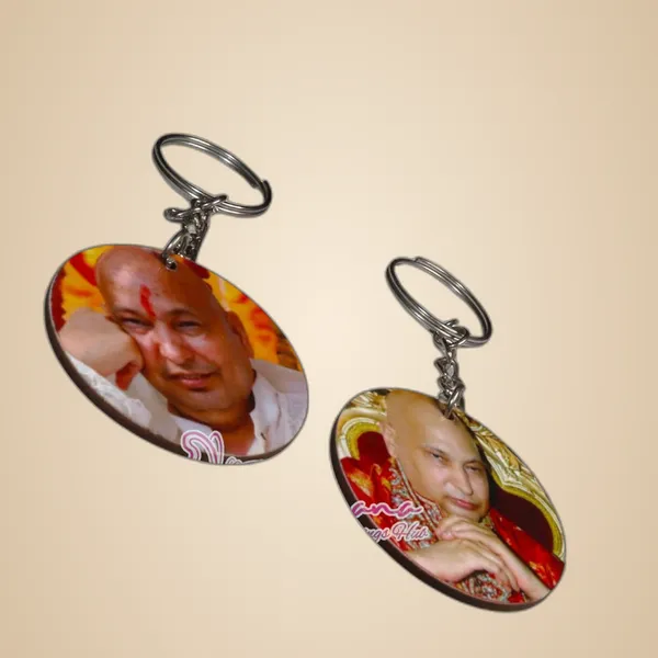 Shukran_Blessings_Guruji_Blessings_Swaroop_Keychain_|_Custom_Photo_Keyring_with_Single-Sided_Oval_Design_&_Metal_Ring,(Pack_of_2)_(Oval-Photo-Keychain-1)