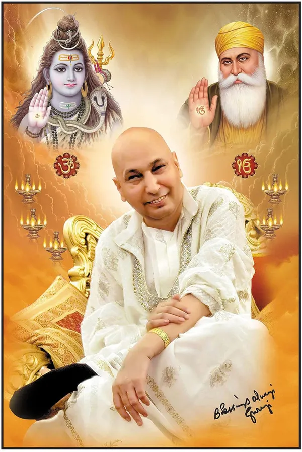 Guru_Ji_Swaroop_Poster_Photogenic_US_Imported_Paper_With_Gloss_Lamination_(Unframed)_With_Double_Side_Tape