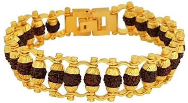 Metal_Bracelet_Gold_Plated_Rudraksha_Designer_Bracelet_for_Men_and_Women