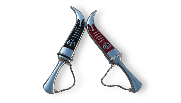 Red_&_Black_Stylish_Shining_Look_Made_of_Fibre_Plastic_Body_with_Non_Sharp_Iron_Blade_(8_Inch)_(Pack_Of_2)