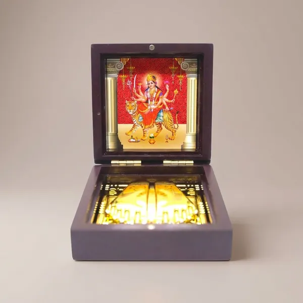 DIVINE_GURU_JI_Mata_Rani_Charan_Box_|_Sherawali_Mata_Charan_Paduka_for_Puja_Room,_Home_Temple_and_Meditation_|_Spiritual_Devotional_Gift_Item_(Pack_of_4)