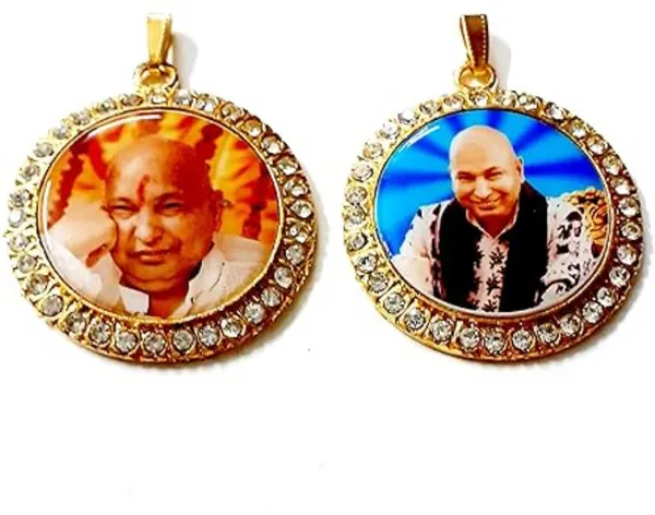 set-2_GURU_JI_SWAROOP_Golden_Round_Shaped_Metal_Pendant_&_2_Gold_Plated_Chains