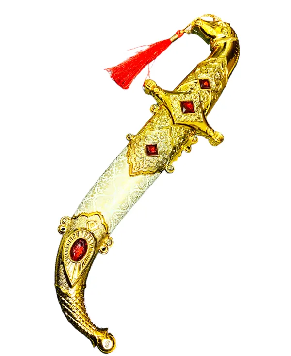 Golden_Stylish_Shining_Look_Made_of_Fibre_Plastic_Body_with_Non_Sharp_Iron_Blade_(8_Inch)