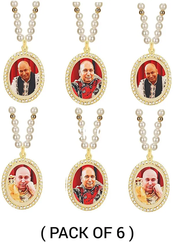 GuruJi_Swaroop_Photo_Car_Hanging_Oval_Shape_Diamond_Nug_Pendant(pk-6)