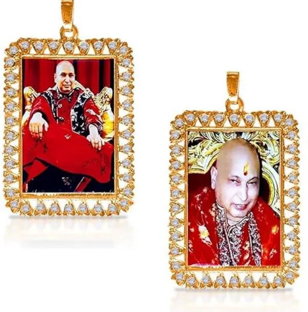 Golden_Ractangle_Shape_Diamond_Nug_Studded_Guru_Ji_Swaroop_pendent-set-2