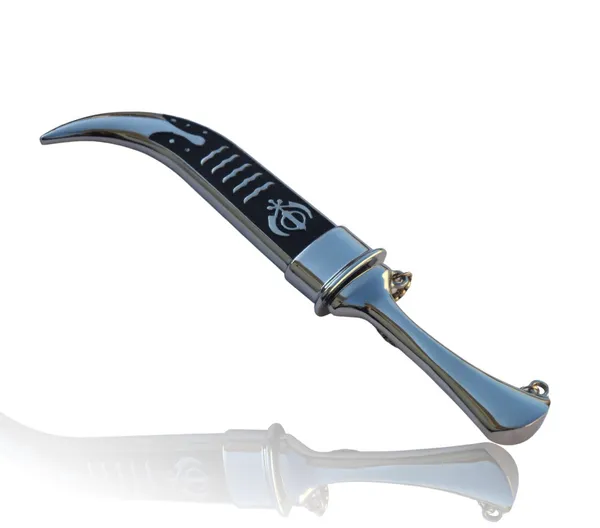 Silver_&_Black_Stylish_Shining_Look_Made_of_Fibre_Plastic_Body_with_Non_Sharp_Iron_Blade_(8_Inch)