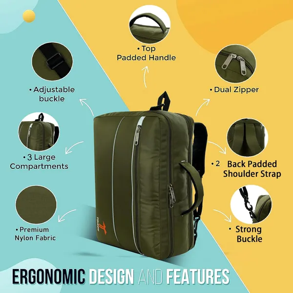 Green_3_In_1_Convertible_Duffel_Backpack_(33_X_23_X_46_Cm)