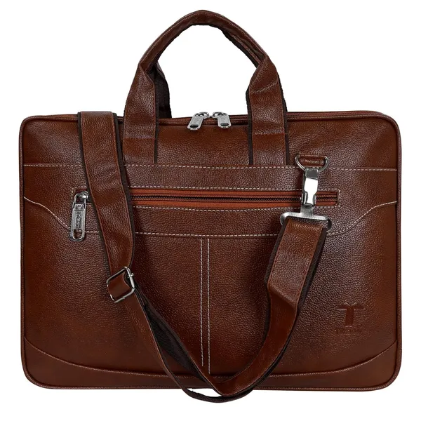 Tan_Synthetic_Leather_Expandable_Laptop_Office_Bag_(40.64_X_3.81_X_30.48_Cm)