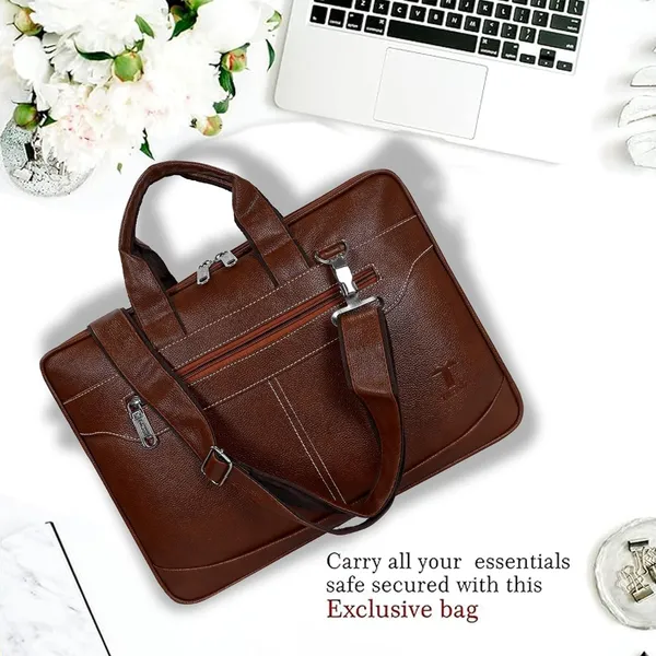 Tan_Synthetic_Leather_Expandable_Laptop_Office_Bag_(40.64_X_3.81_X_30.48_Cm)