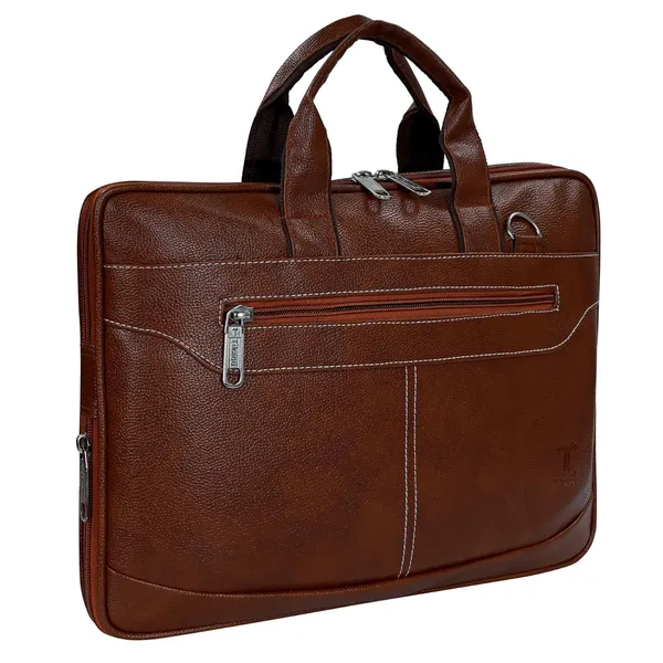 Tan_Synthetic_Leather_Expandable_Laptop_Office_Bag_(40.64_X_3.81_X_30.48_Cm)
