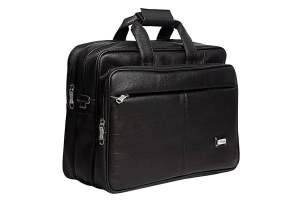 Black_Pu_Foam_Leather_Expandable_Laptop_Messenger_Bag_For_Office_&_Travel_(40.64_X_16.51_X_30.48_Cm)