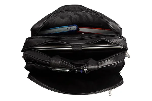 Black_Pu_Foam_Leather_Expandable_Laptop_Messenger_Bag_For_Office_&_Travel_(40.64_X_16.51_X_30.48_Cm)