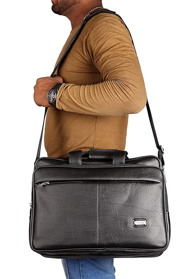 Black_Pu_Foam_Leather_Expandable_Laptop_Messenger_Bag_For_Office_&_Travel_(40.64_X_16.51_X_30.48_Cm)