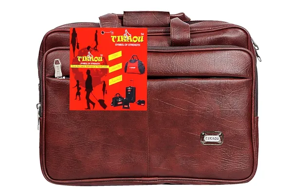 Brown_Pu_Foam_Leather_Expandable_Laptop_Messenger_Bag_For_Office_&_Travel_(40.64_X_16.51_X_30.48_Cm)