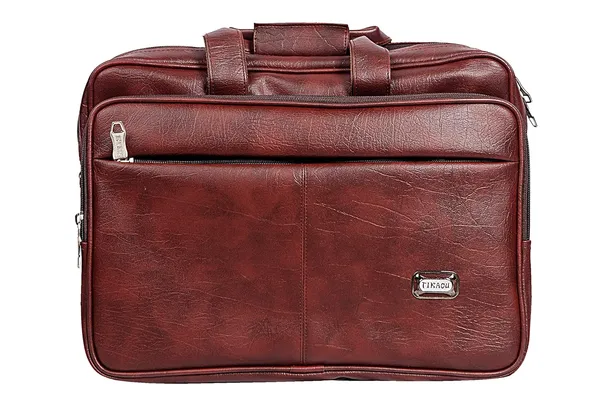 Brown_Pu_Foam_Leather_Expandable_Laptop_Messenger_Bag_For_Office_&_Travel_(40.64_X_16.51_X_30.48_Cm)