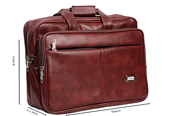 Brown_Pu_Foam_Leather_Expandable_Laptop_Messenger_Bag_For_Office_&_Travel_(40.64_X_16.51_X_30.48_Cm)