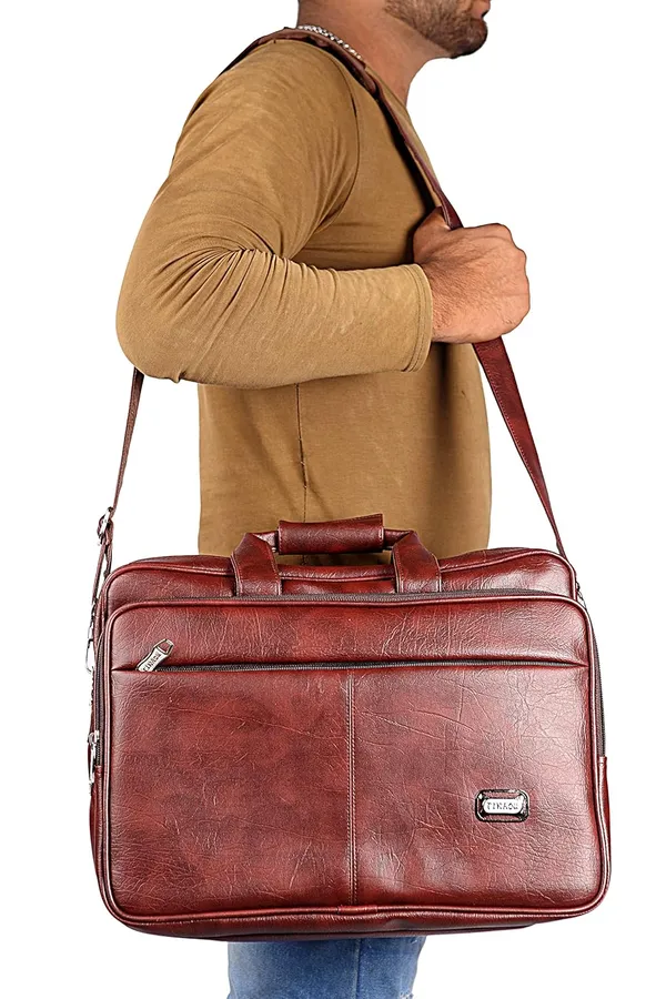Brown_Pu_Foam_Leather_Expandable_Laptop_Messenger_Bag_For_Office_&_Travel_(40.64_X_16.51_X_30.48_Cm)