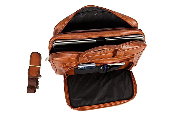 Tan_Classic_Pu_Foam_Leather_Expandable_Laptop_Messenger_Bag_For_Office_&_Travel_(40.64_X_16.51_X_30.48_Cm)