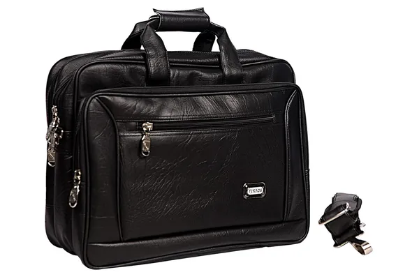 Black_Pu_Foam_Leather_Expandable_Laptop_Messenger_Bag_For_Office_&_Travel_–_D-Frame_(40.64_X_16.51_X_30.48_Cm)