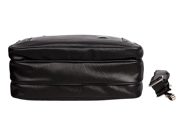 Black_Pu_Foam_Leather_Expandable_Laptop_Messenger_Bag_For_Office_&_Travel_–_D-Frame_(40.64_X_16.51_X_30.48_Cm)