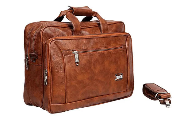 Tan_Pu_Foam_Leather_Expandable_Laptop_Messenger_Bag_For_Office_&_Travel_–_16_Inch_(40.64_X_16.51_X_30.48_Cm)