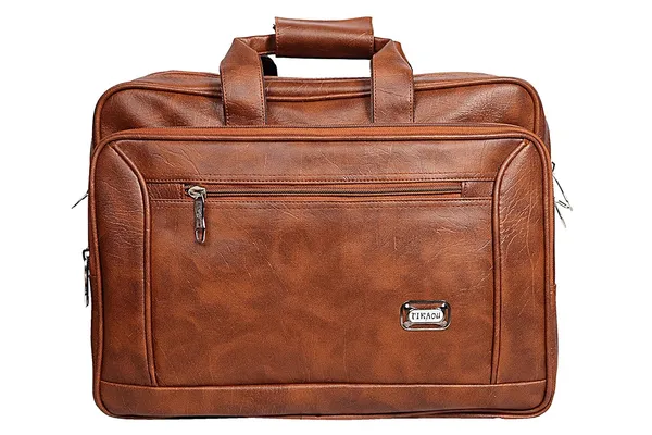 Tan_Pu_Foam_Leather_Expandable_Laptop_Messenger_Bag_For_Office_&_Travel_–_16_Inch_(40.64_X_16.51_X_30.48_Cm)