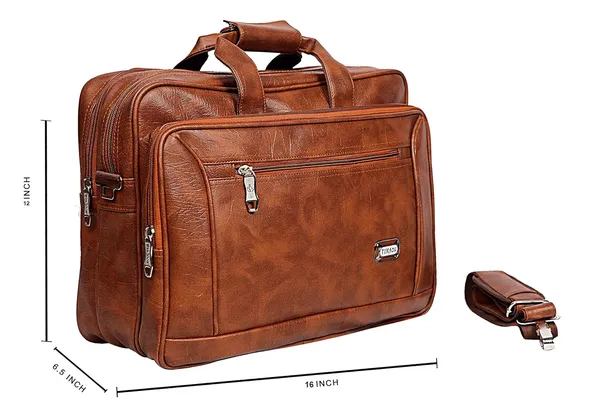 Tan_Pu_Foam_Leather_Expandable_Laptop_Messenger_Bag_For_Office_&_Travel_–_16_Inch_(40.64_X_16.51_X_30.48_Cm)