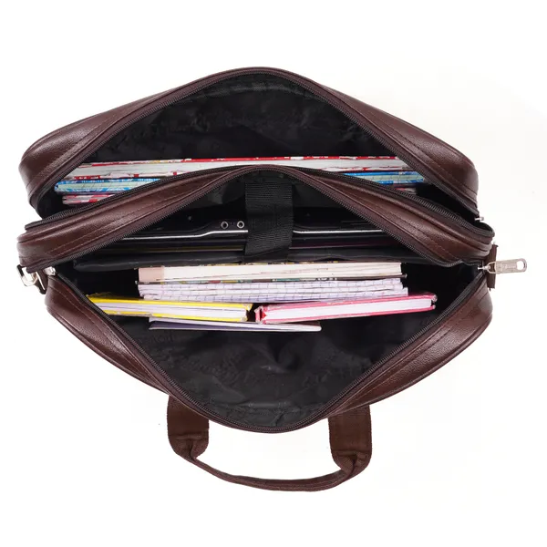 Brown_12_Inch_Foam_File_Messenger_Bag_For_Office_&_Travel