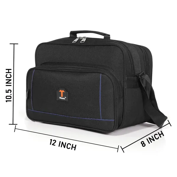 Black_12_Inch_Messenger_File_&_Travel_Shoulder_Bag