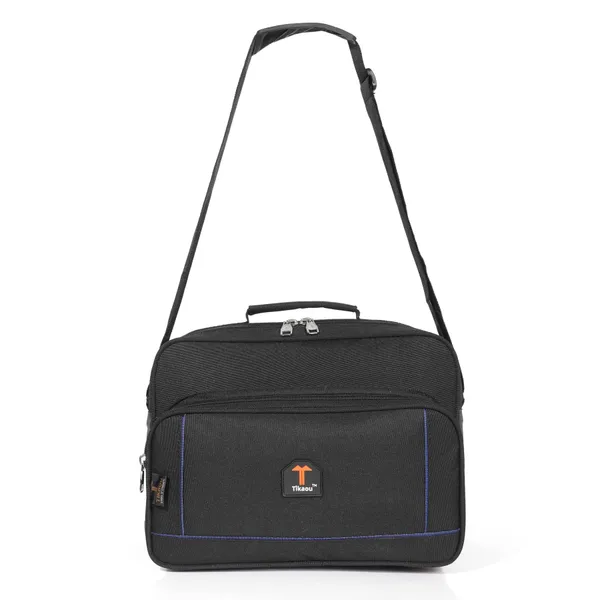 Black_12_Inch_Messenger_File_&_Travel_Shoulder_Bag
