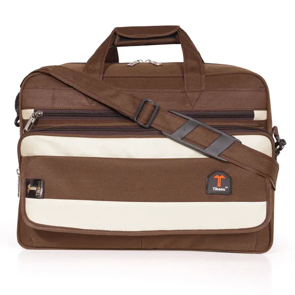 Brown_18_Inch_File_Messenger_Travel_Bag_With_3_Zipper_Compartments
