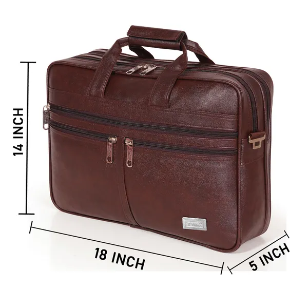 Brown_18_Inch_Foam_File_Messenger_Bag_For_Office_&_Travel