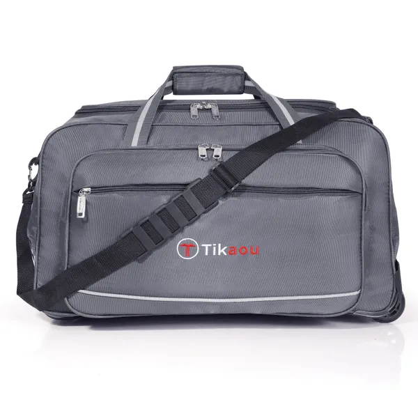 Grey_20_Inch_Duffel_Trolley_Bag_With_Wheels,_Adjustable_Strap_&_Spacious_Compartments
