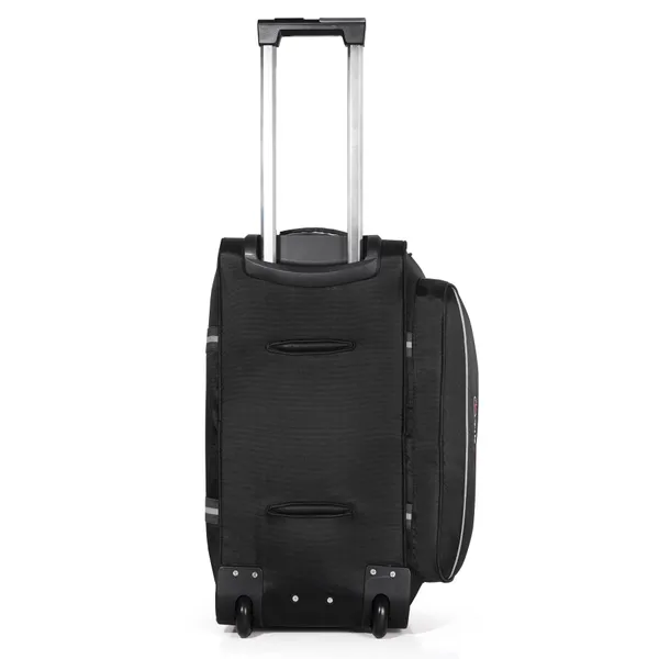 Black_24_Inch_Duffel_Trolley_Bag_With_Wheels,_Adjustable_Strap_&_Spacious_Compartments