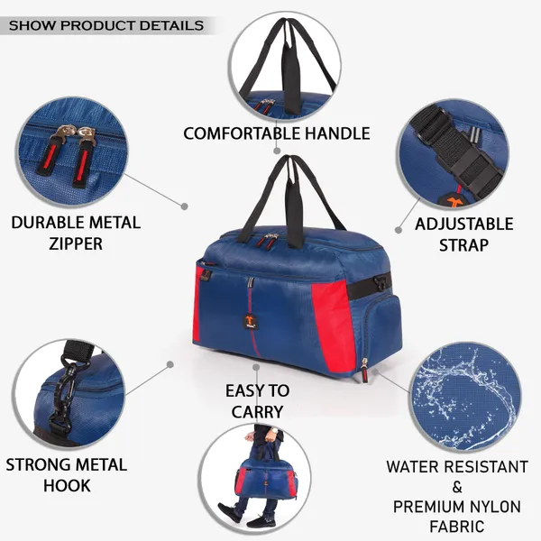 1000_Denier_Nylon_Organizer_Bag_For_Travel,_Gym_&_Weekend_Trips