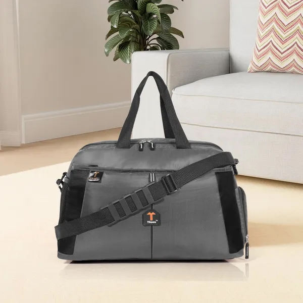 Steel_Grey_1000_Denier_Nylon_Organizer_Bag_For_Travel,_Gym_&_Weekend_Trips