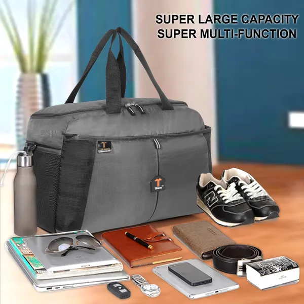 Steel_Grey_1000_Denier_Nylon_Organizer_Bag_For_Travel,_Gym_&_Weekend_Trips
