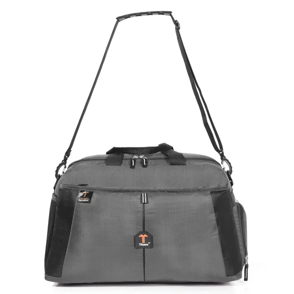 Steel_Grey_1000_Denier_Nylon_Organizer_Bag_For_Travel,_Gym_&_Weekend_Trips